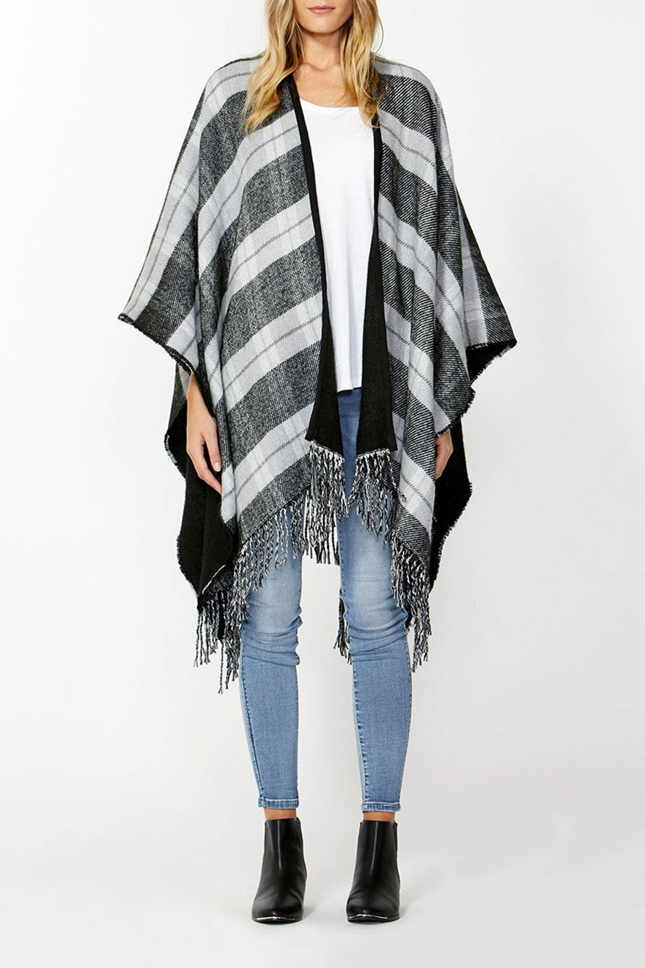 [TEST] Reversible Knitted Wrap Poncho
