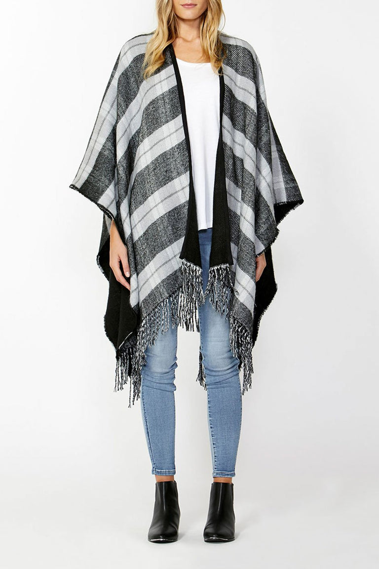 [TEST] Reversible Knitted Wrap Poncho