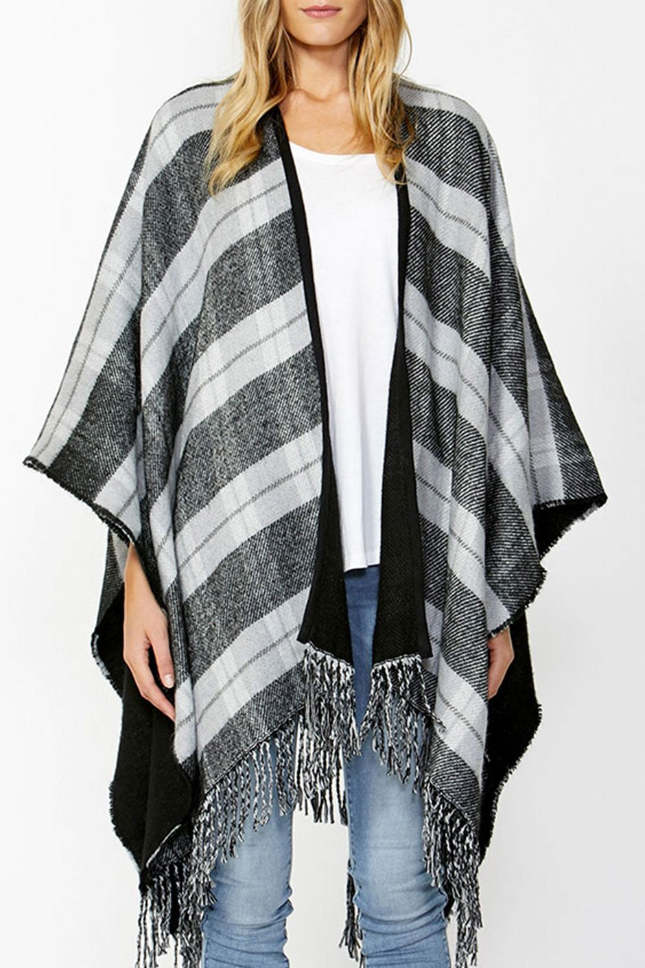 [TEST] Reversible Knitted Wrap Poncho