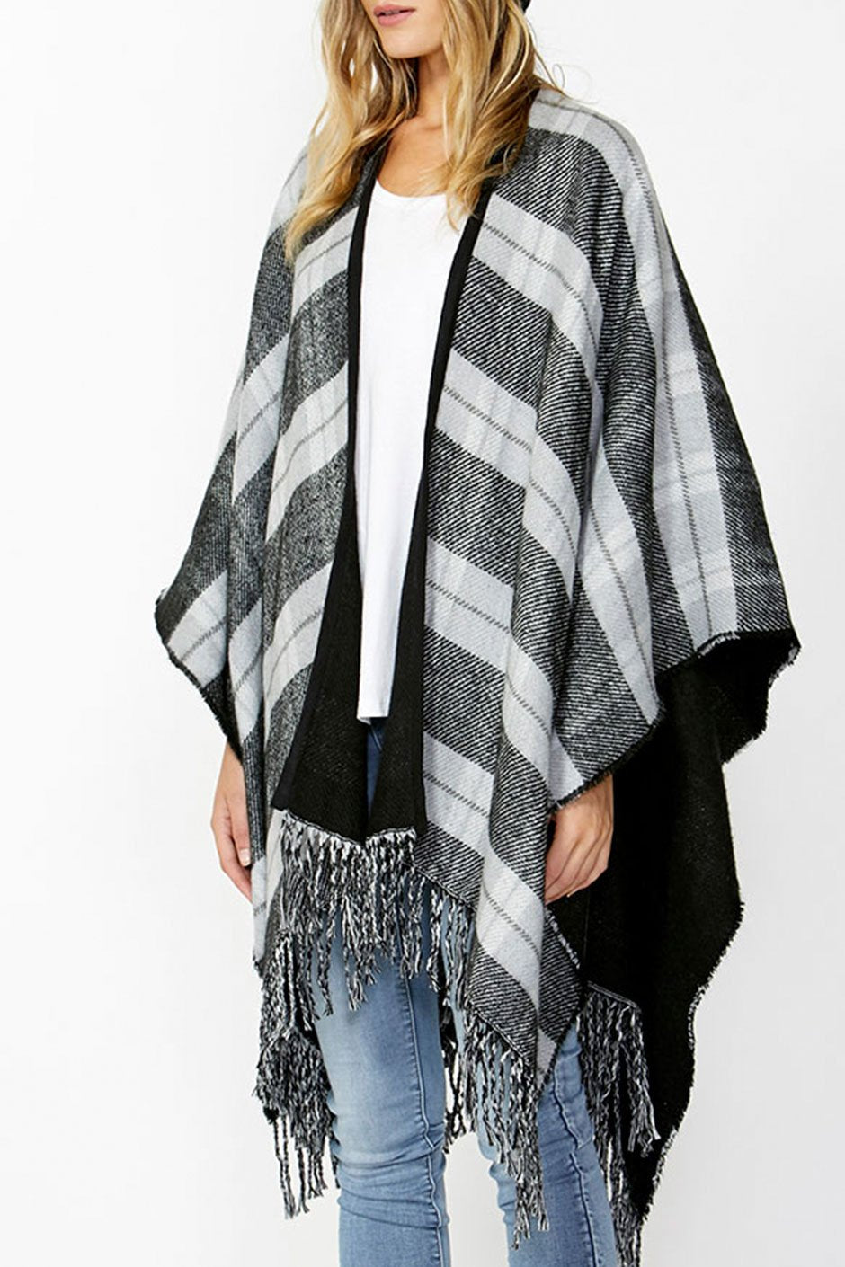 [TEST] Reversible Knitted Wrap Poncho