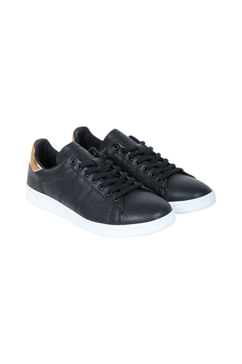 [TEST] Luxe Black Metallic Sneaker