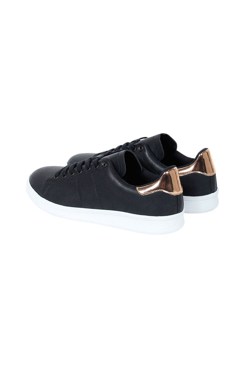 [TEST] Luxe Black Metallic Sneaker