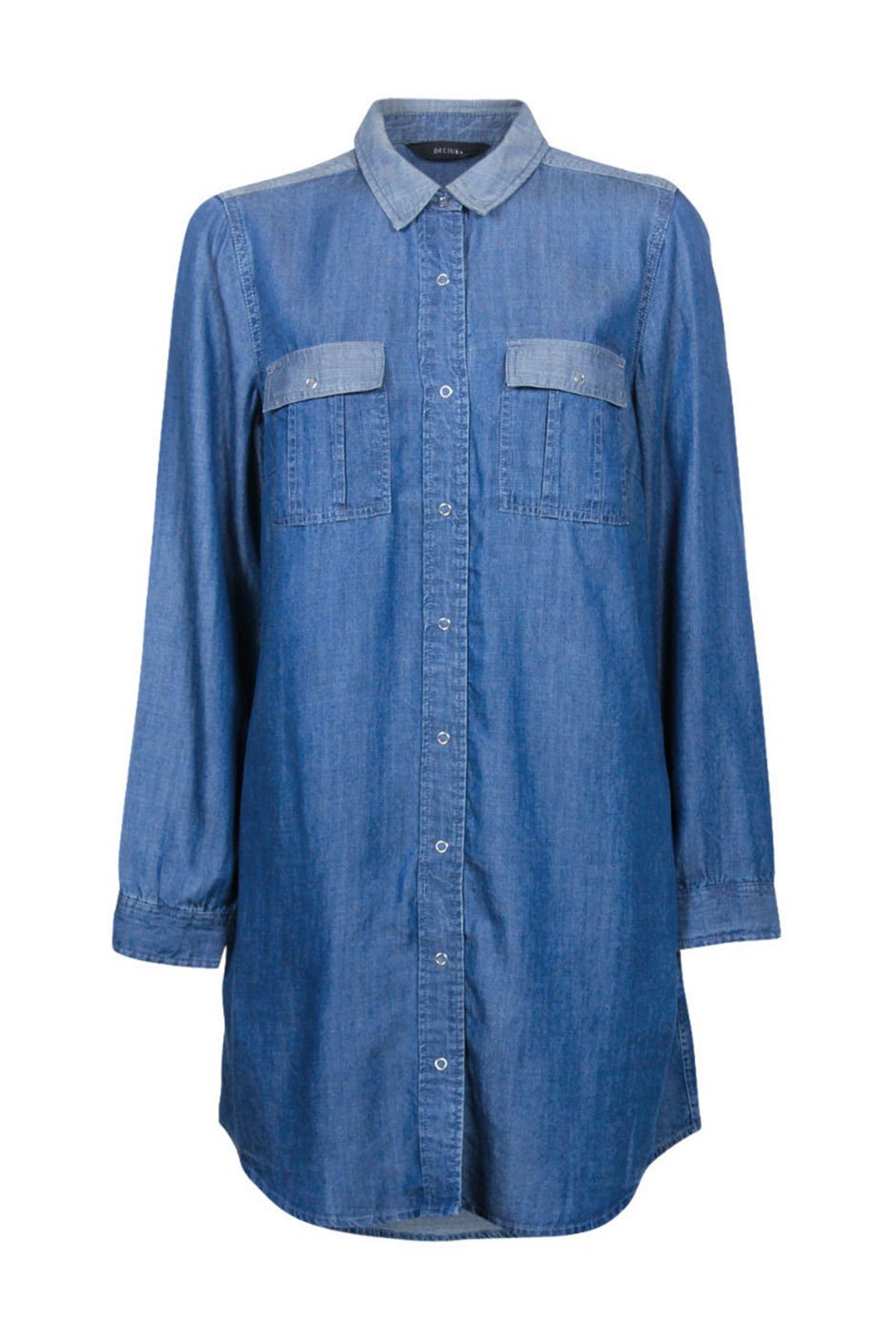 [TEST] Jacquelin Chambray Shirt Dress