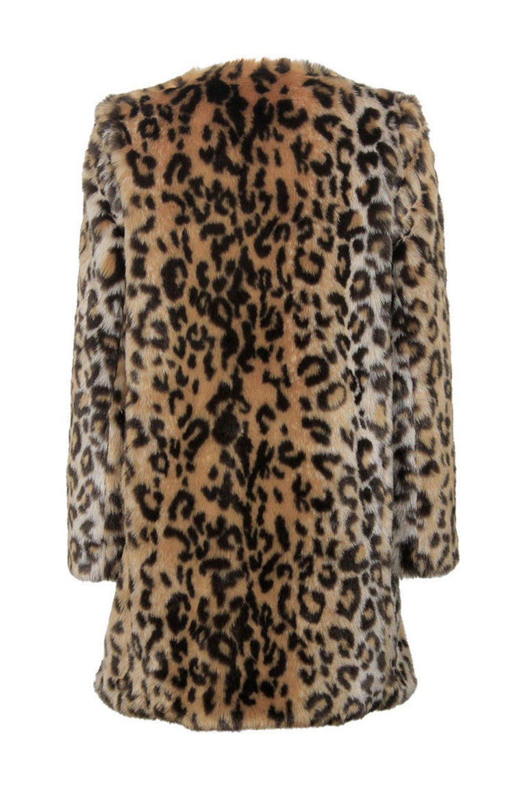 [TEST] Susie Print Faux Fur Coat