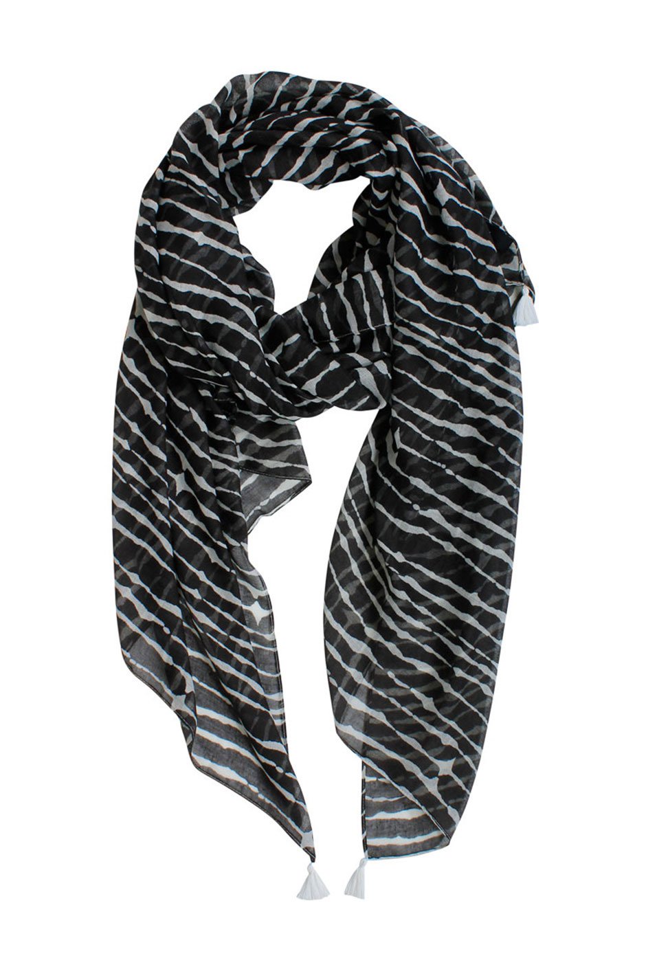 [TEST] Tie Dye Stripe Scarf