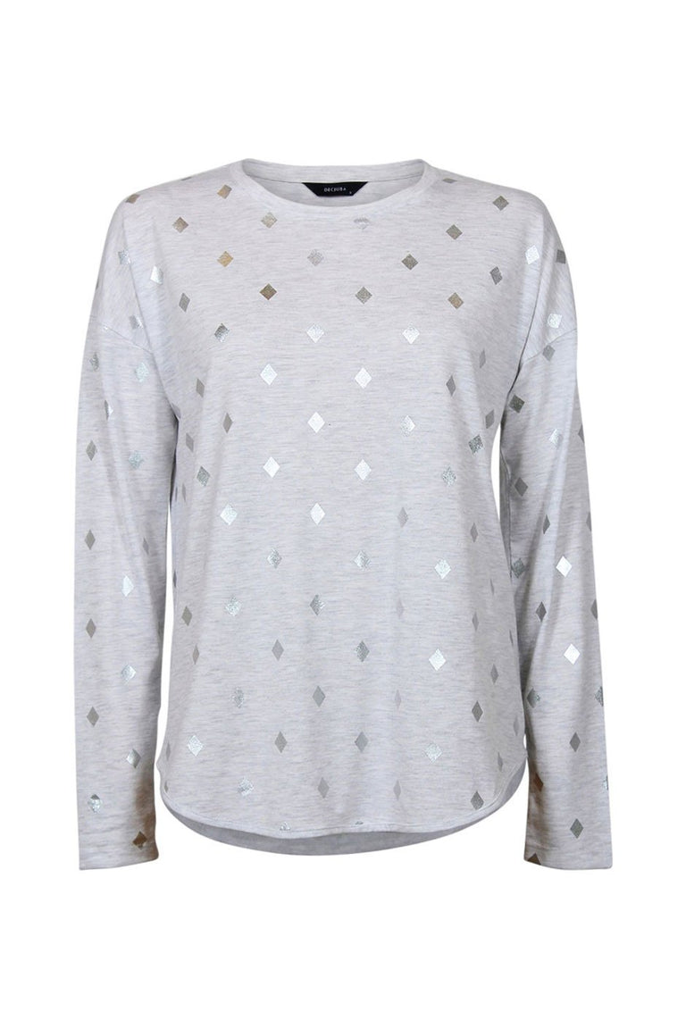[TEST] Ellen Long Sleeve Foil Tee