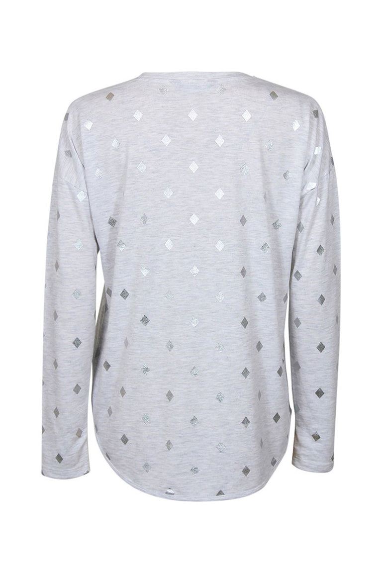 [TEST] Ellen Long Sleeve Foil Tee