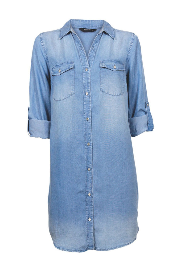 [TEST] Elise Chambray Shirt Dress