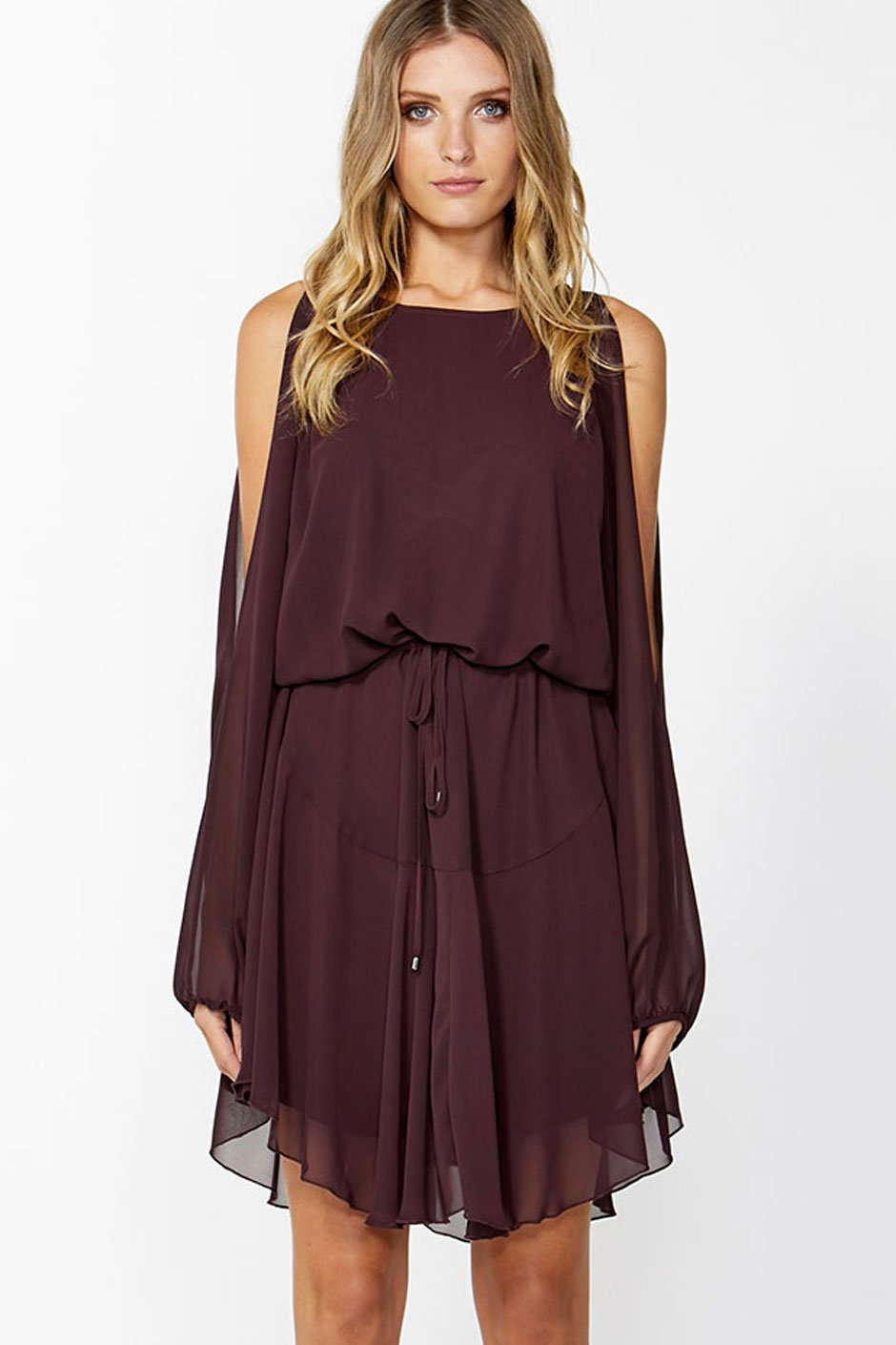 [TEST] Bella Split Shoulder Dress