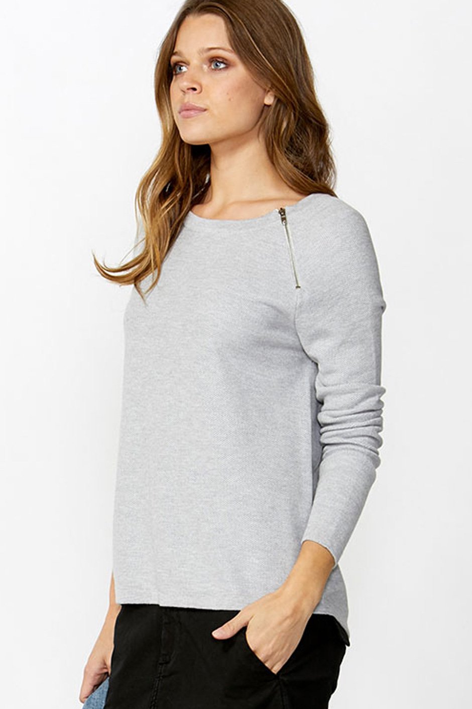 [TEST] Phoebe Zip Pullover Knit