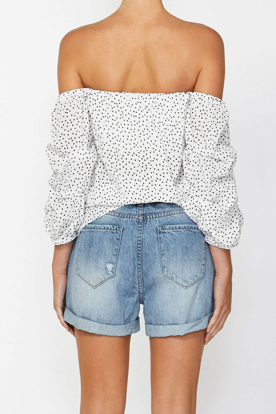 [TEST] Leah Distressed Cuffed Short
