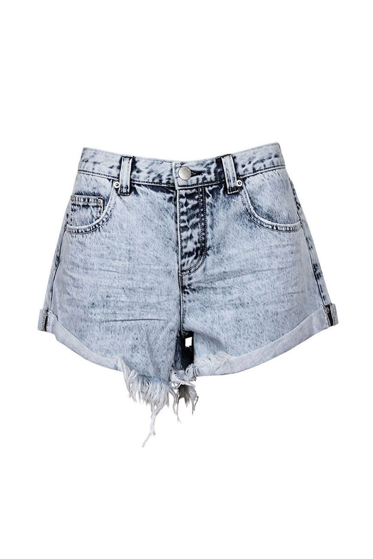 [TEST] Luxe Denim Roll Cuff Short