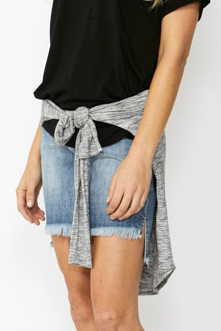 [TEST] Luxe Mullet Hem Skirt