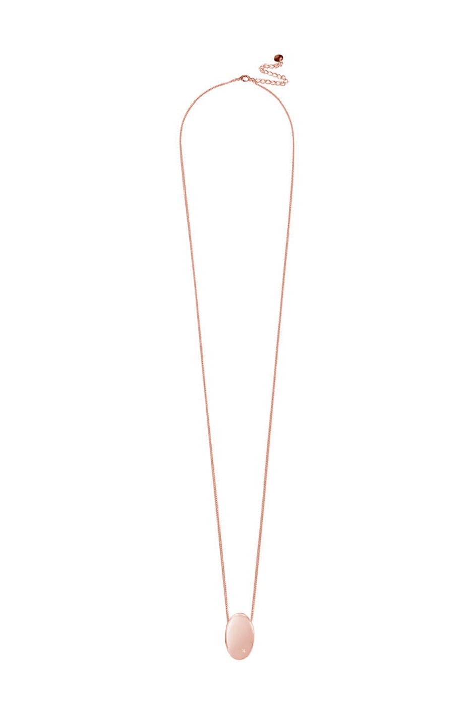 [TEST] Stone Detail Oval Pendant