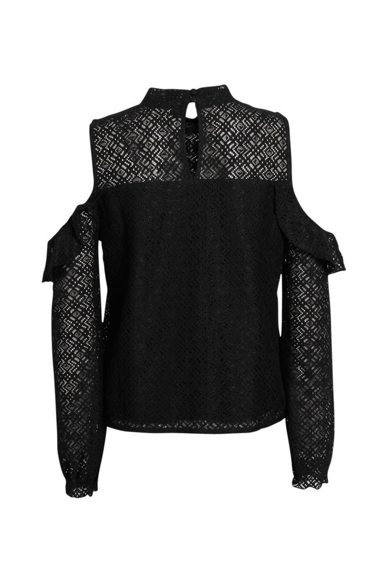 [TEST] Elyse Lace Cold Shoulder Top