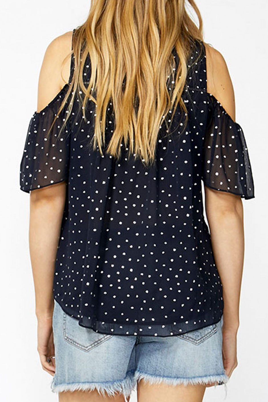 [TEST] Vanessa Cutout Shoulder Blouse