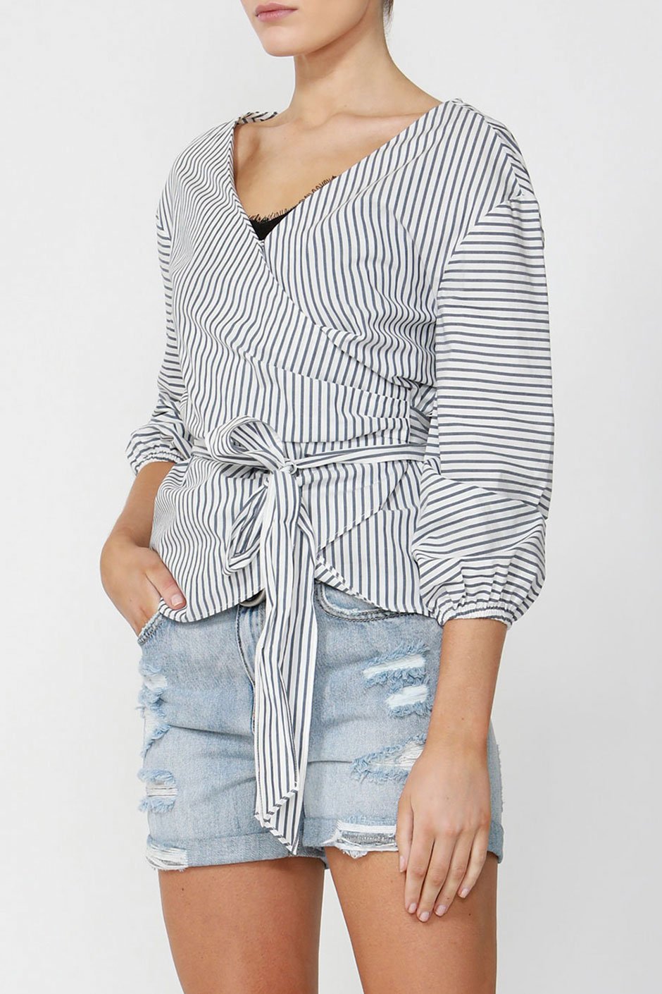 [TEST] Makayla Wrap Blouse