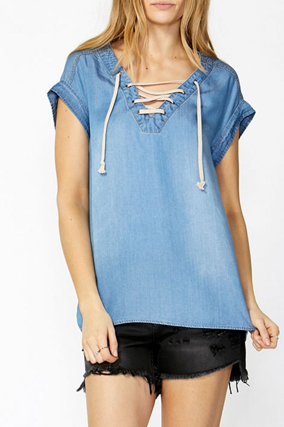 [TEST] Hazel Lace Up Shirt