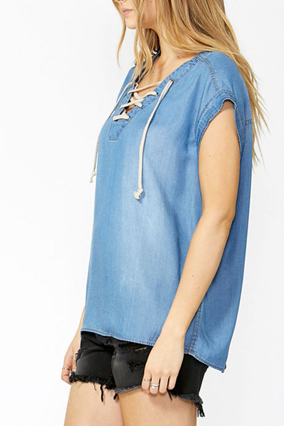 [TEST] Hazel Lace Up Shirt