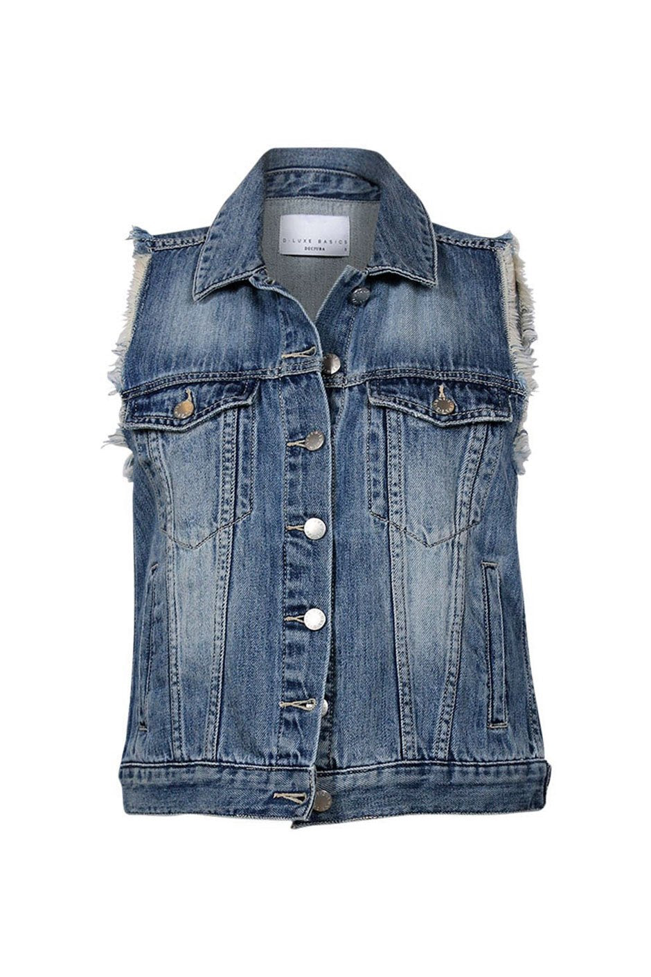 [TEST] Luxe Sleeveless Denim Vest