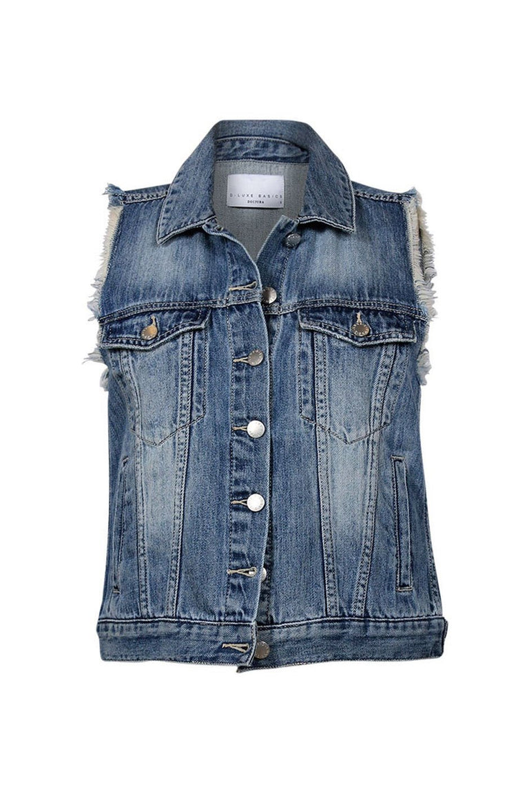 [TEST] Luxe Sleeveless Denim Vest