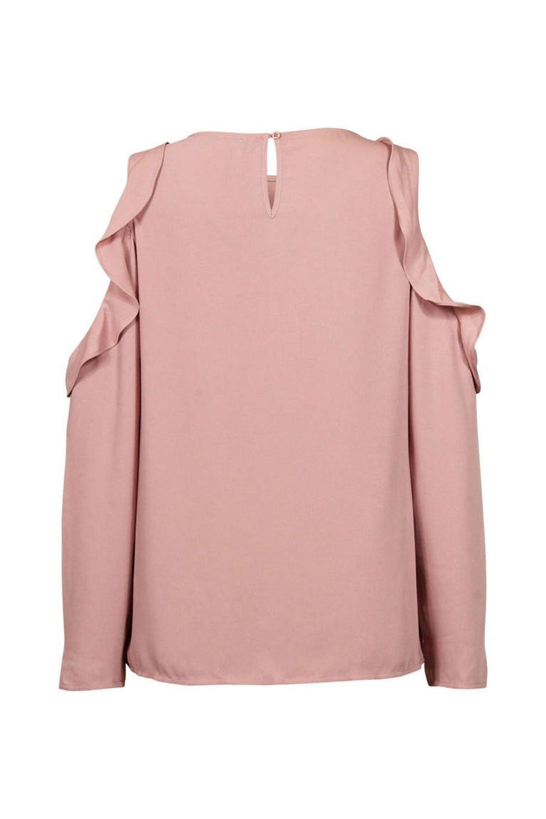 [TEST] Gracie Ruffle Shoulder Top