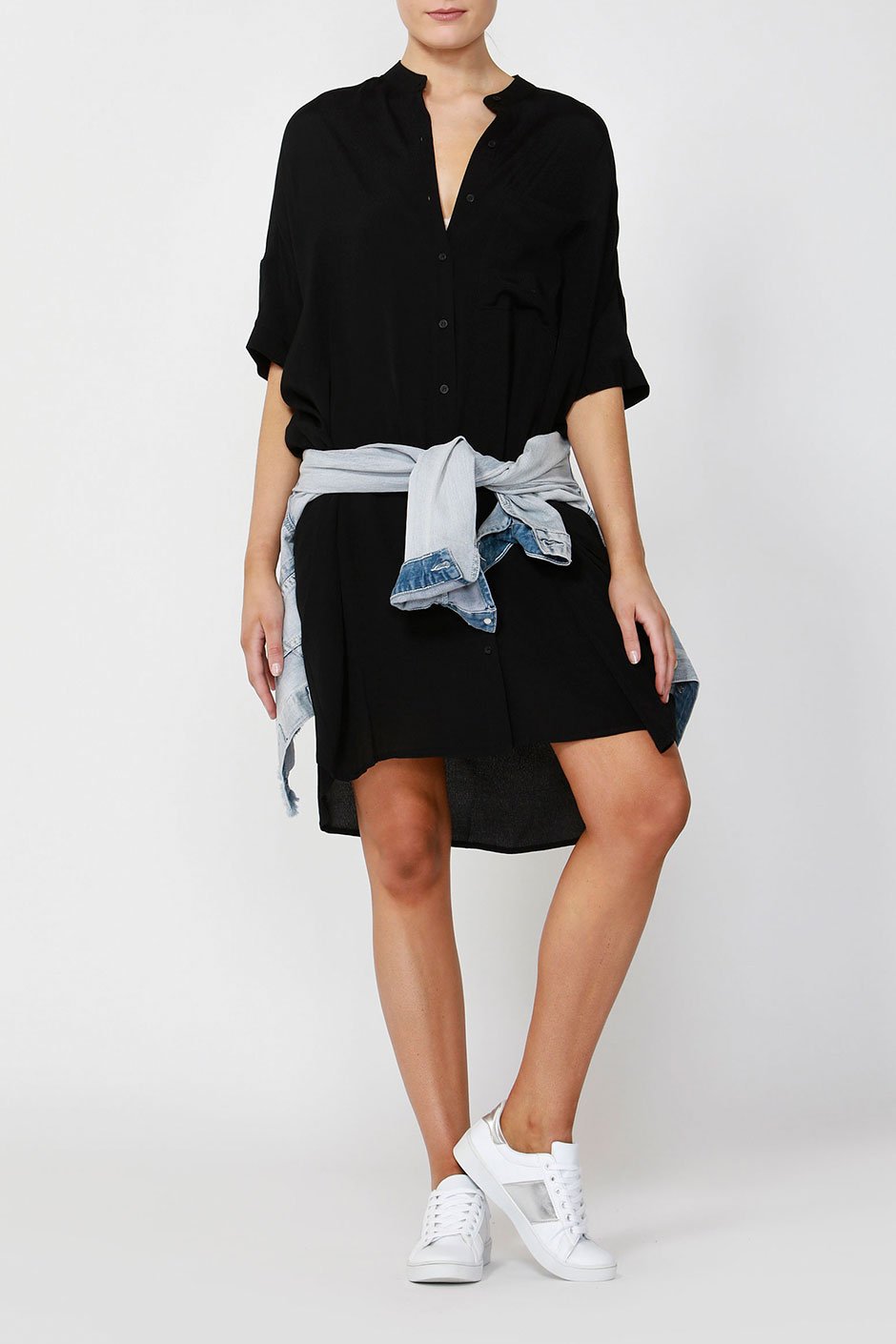 [TEST] Elsa Drop Shoulder Shirt Dress