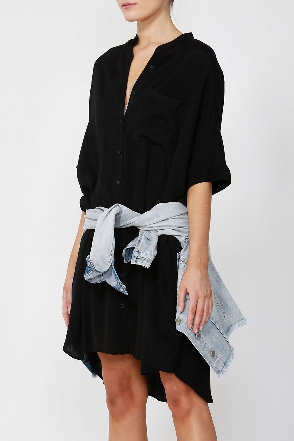 [TEST] Elsa Drop Shoulder Shirt Dress