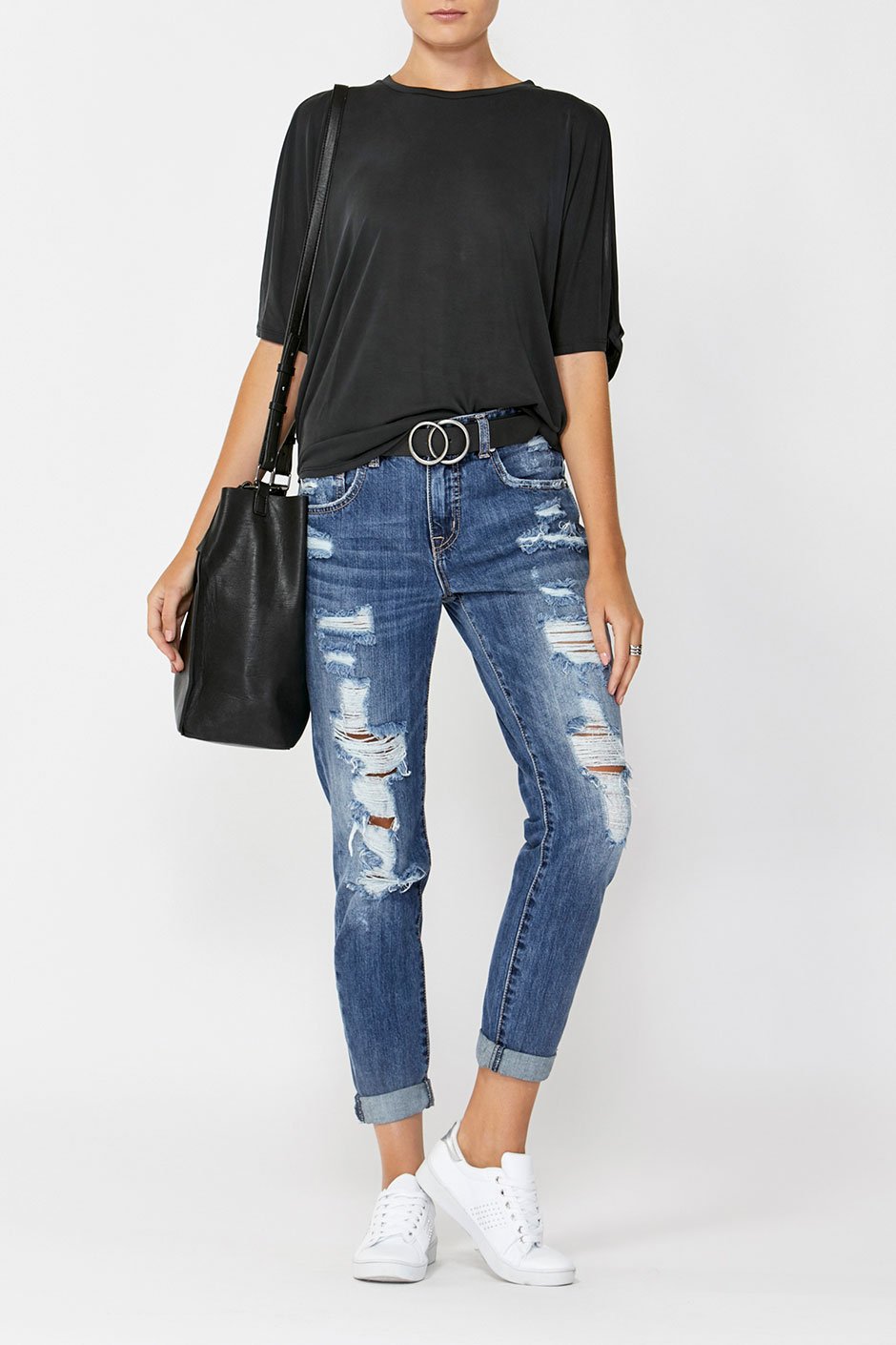 [TEST] Bridget Cut Shoulder Tee
