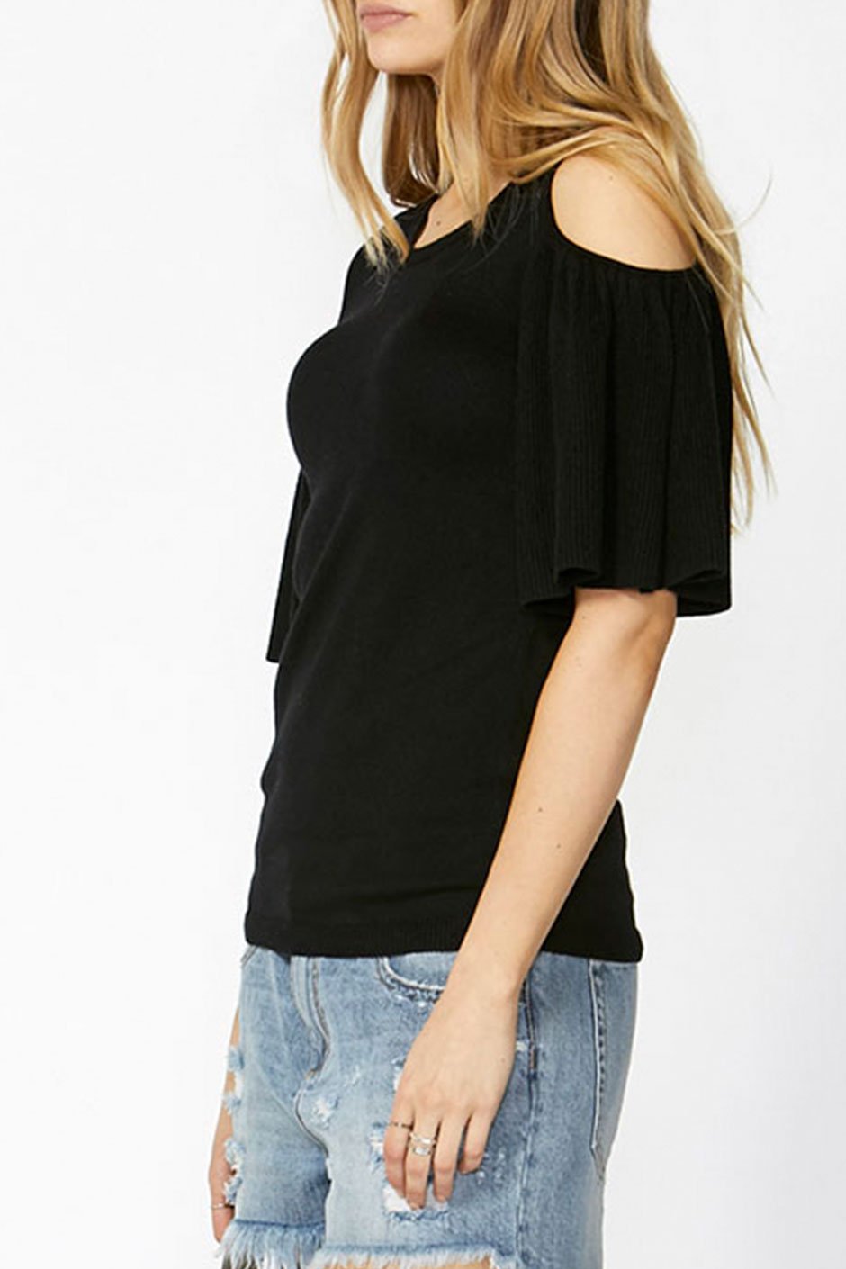 [TEST] Amirah Ruffle Shoulder Knit