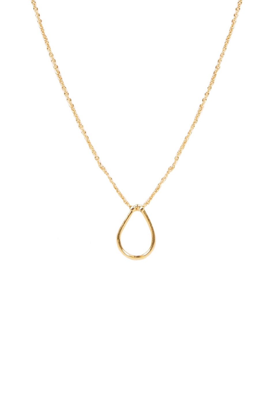 [TEST] Open Teardrop Fine Pendant