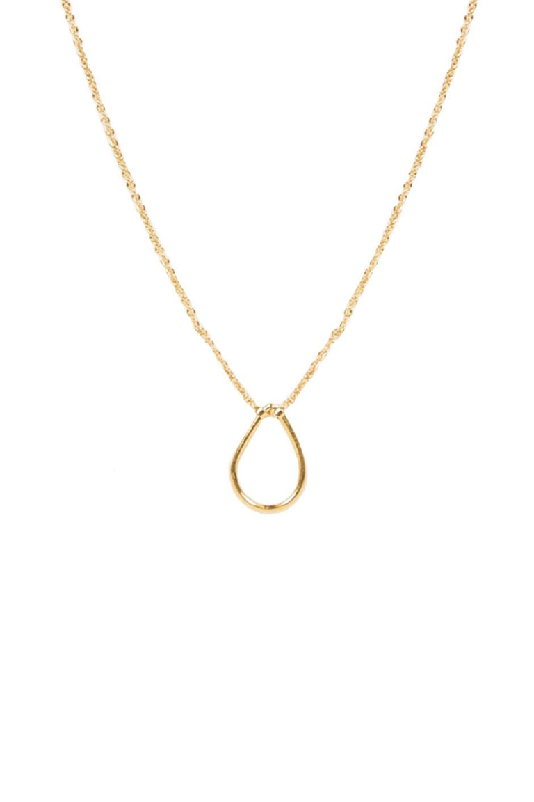 [TEST] Open Teardrop Fine Pendant