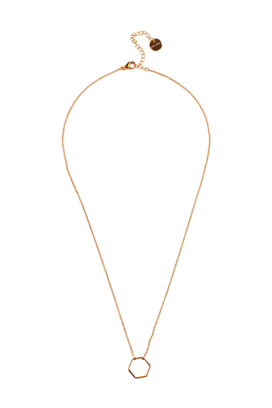 [TEST] Open Hexagon Fine Pendant