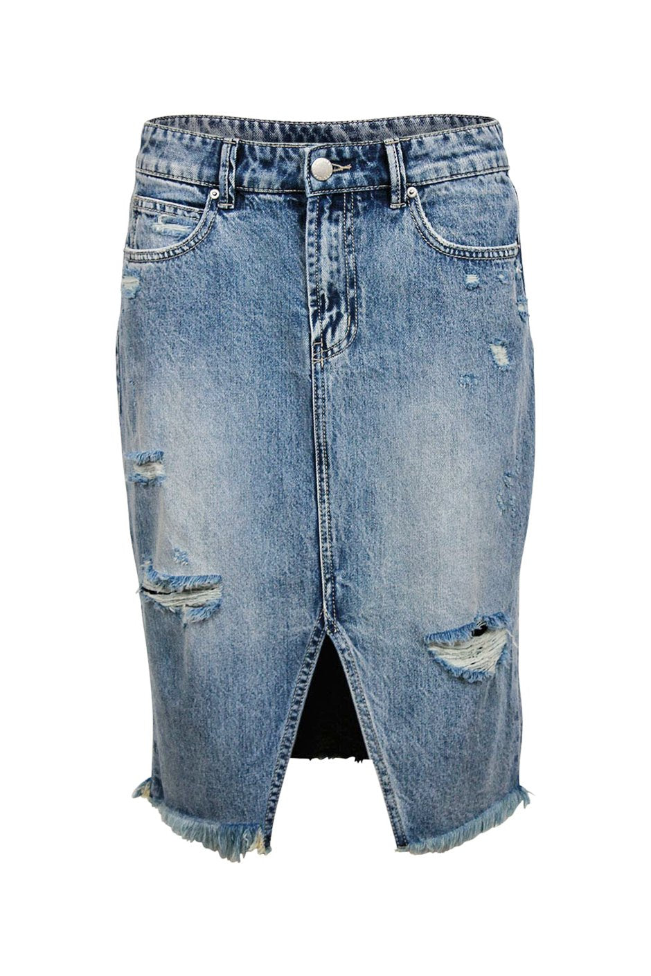 [TEST] Evelyn Distressed Split Pencil