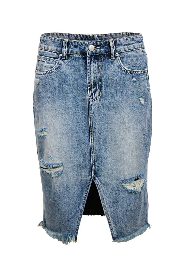 [TEST] Evelyn Distressed Split Pencil