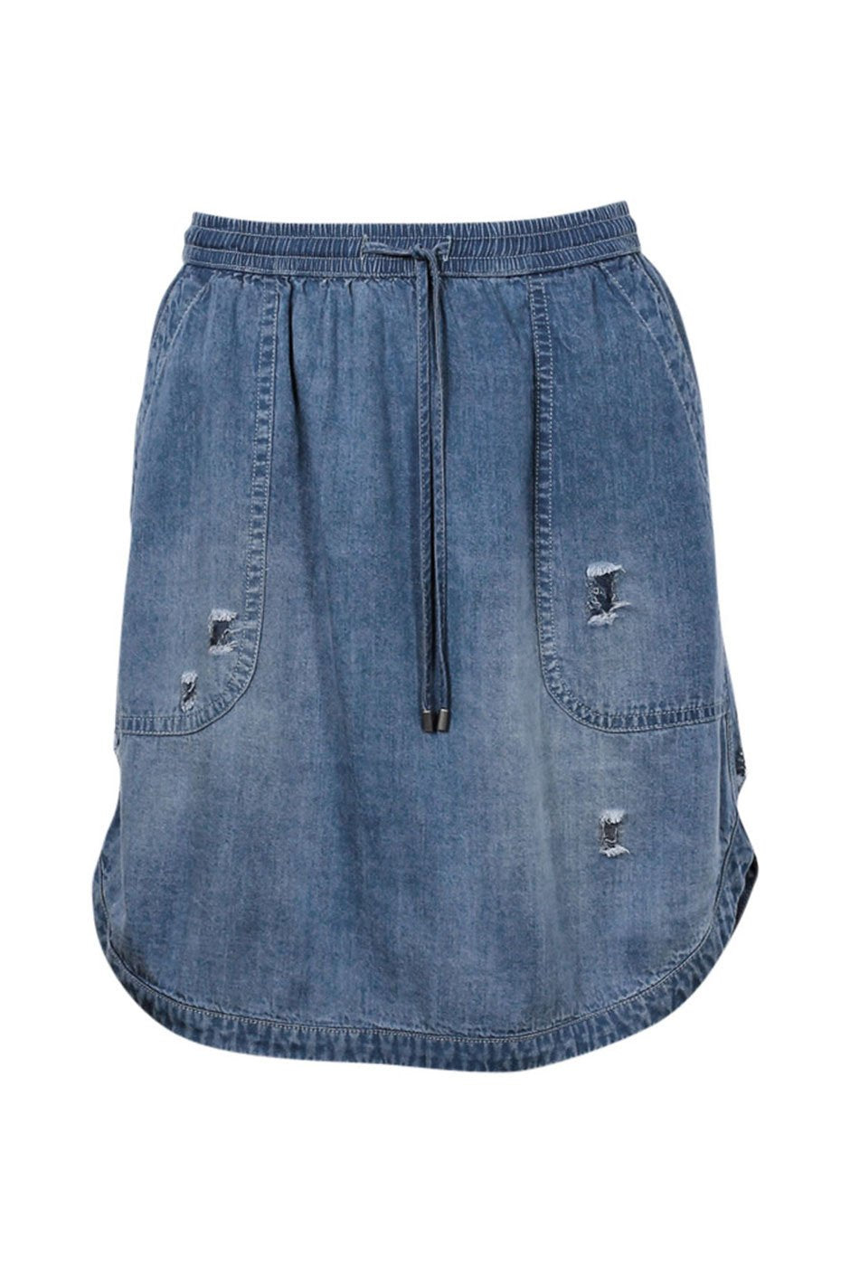 [TEST] Olivia Stepped Hem Mini Skirt