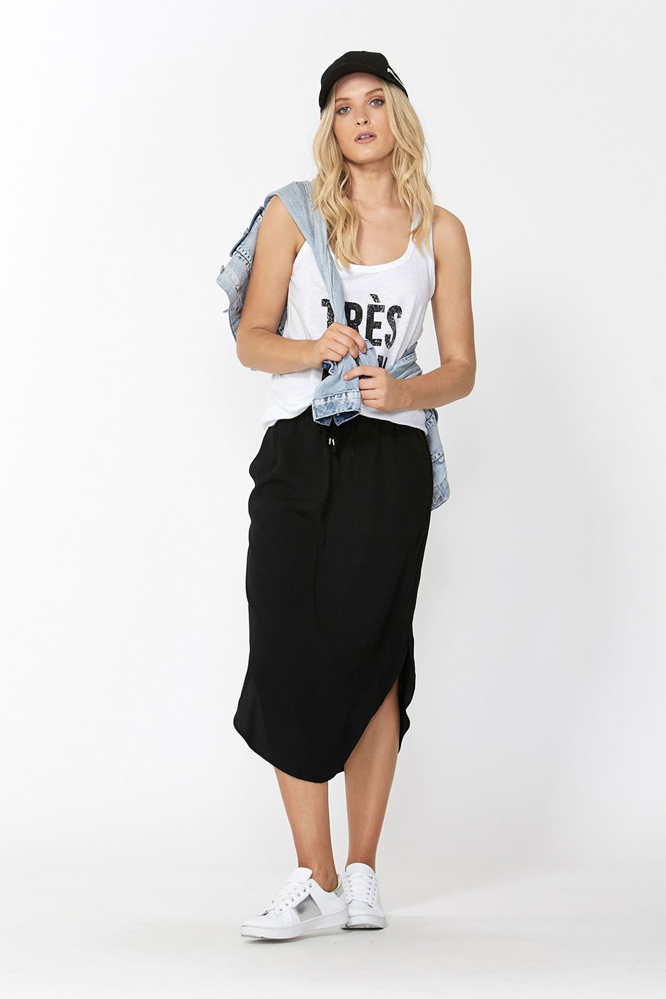 [TEST] Ella Drawstring Midi Skirt