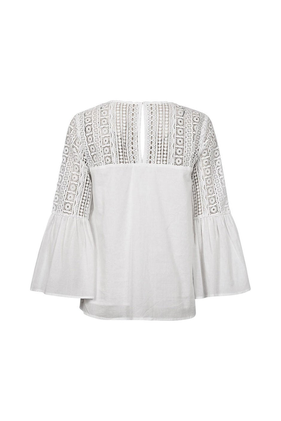 [TEST] Amy Lace Flared Sleeve Top