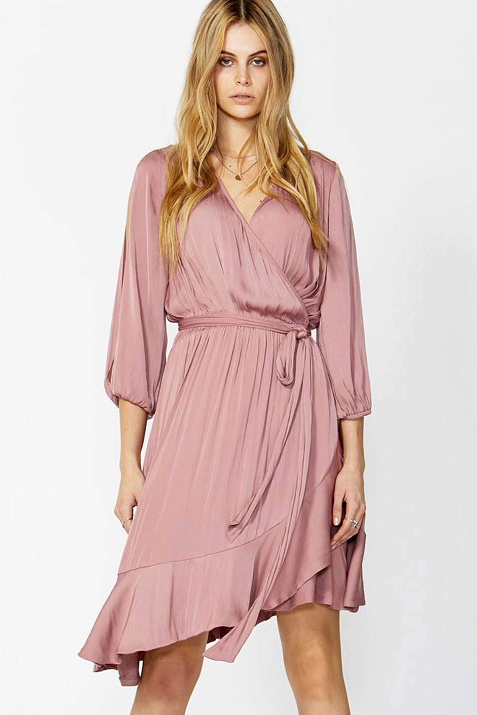 [TEST] Eden Split Sleeve Wrap Dress