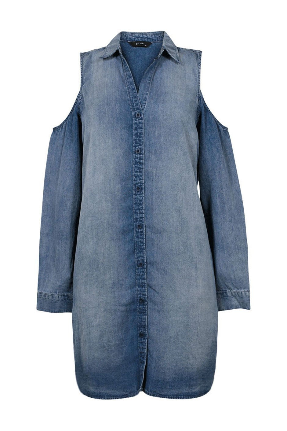 [TEST] Casey Cut Out Chambray Dress