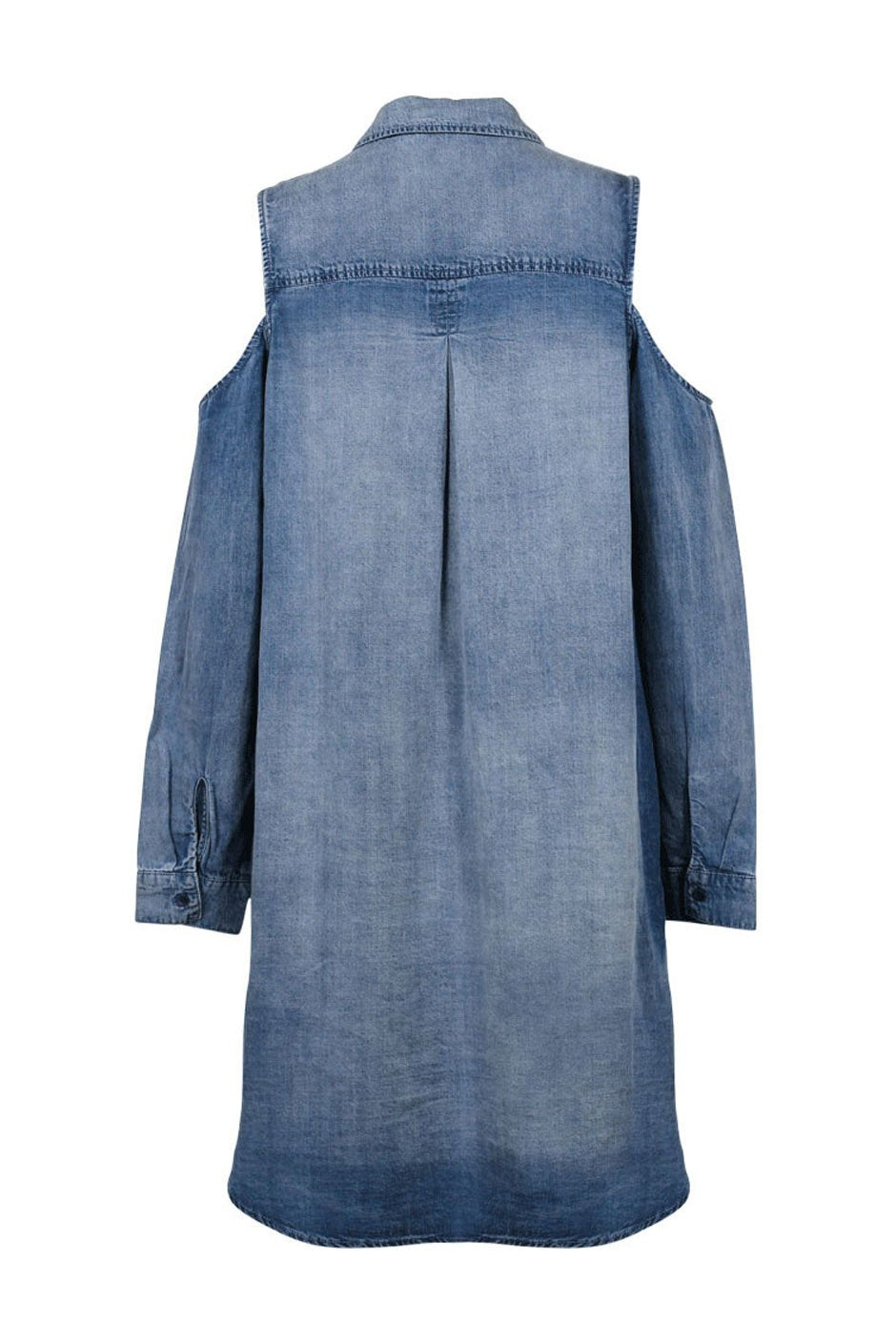 [TEST] Casey Cut Out Chambray Dress
