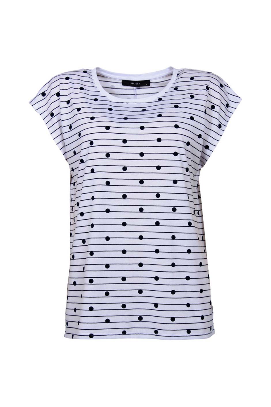 [TEST] Charlie Flocked Stripe Tee