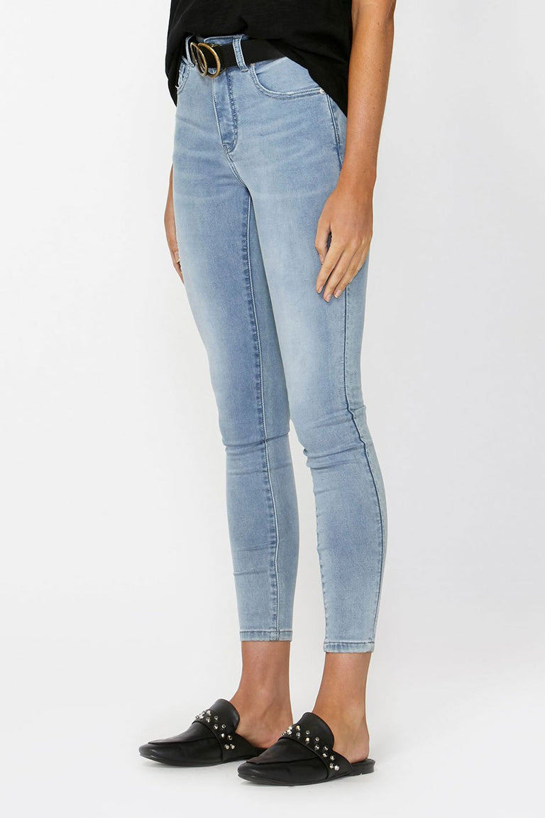 Riley 5 Pocket Skinny Jean - Faded Denim