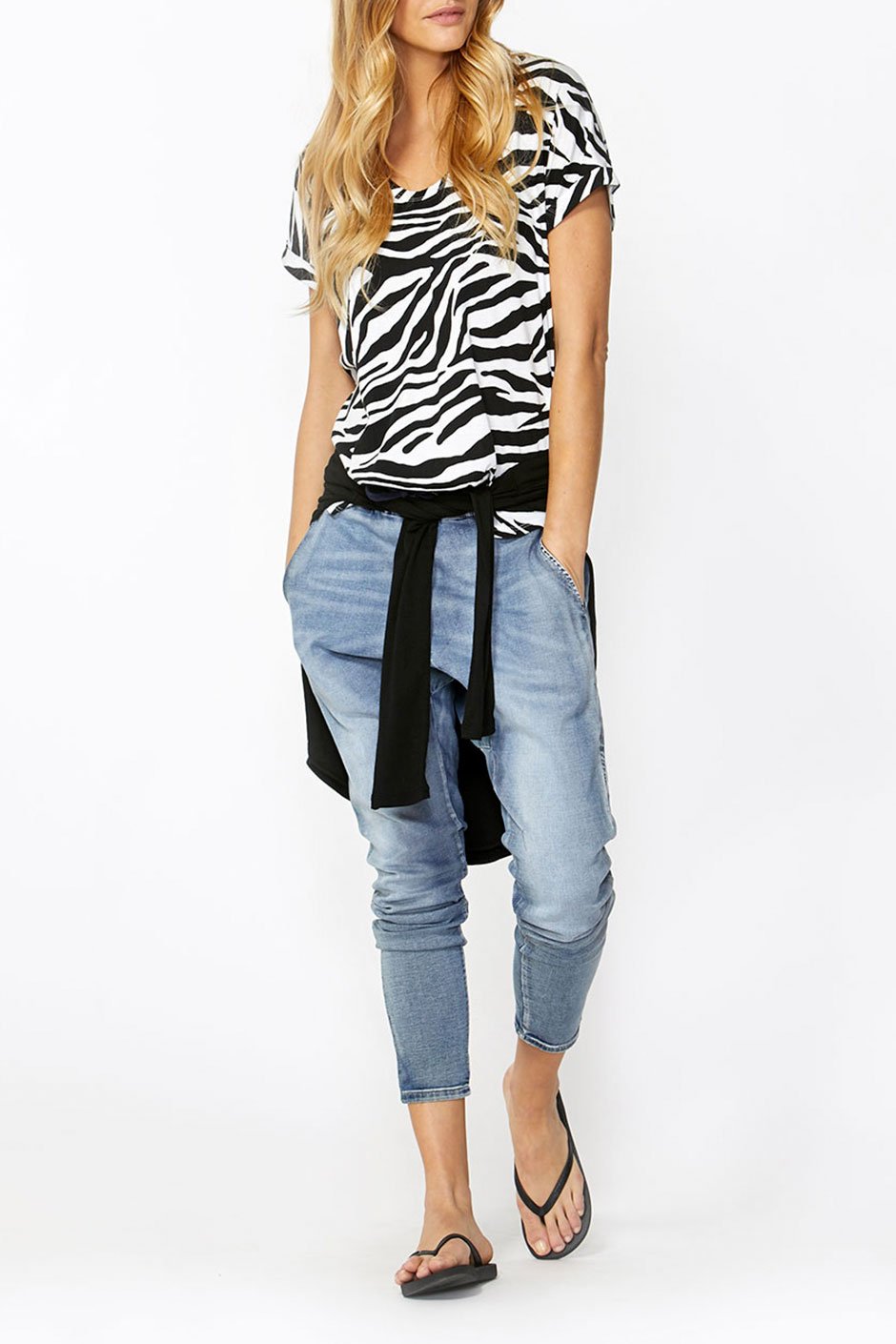[TEST] Luxe Zebra Boyfriend Tee