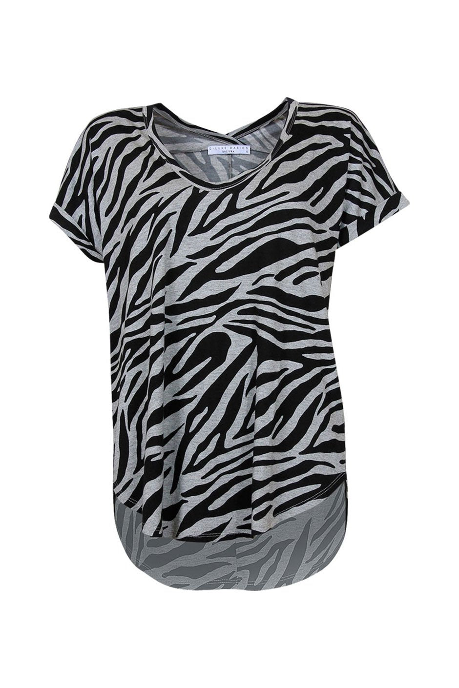 [TEST] Luxe Zebra Boyfriend Tee