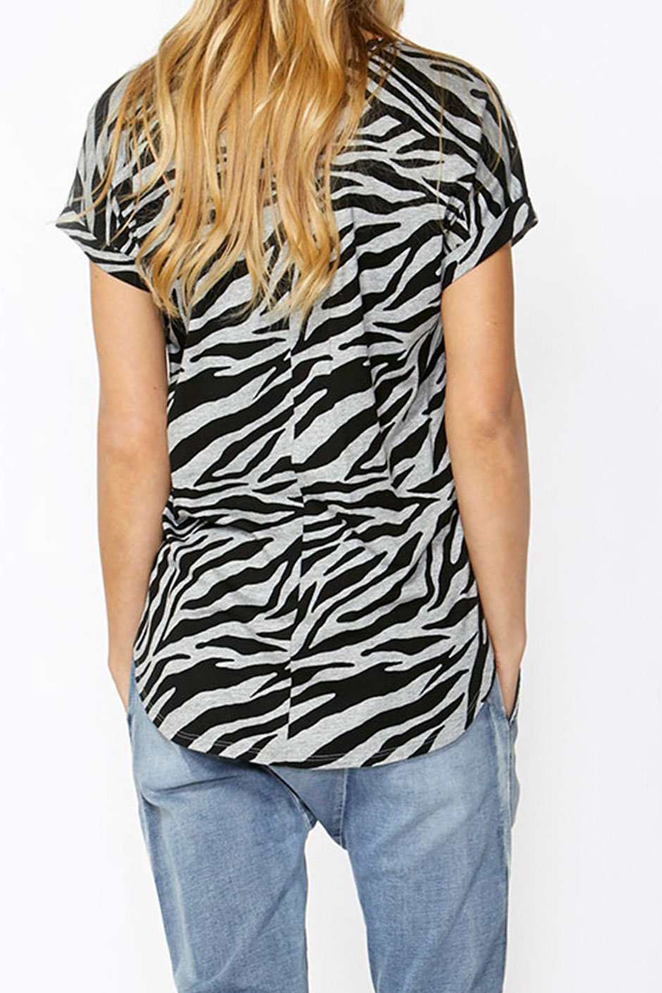 [TEST] Luxe Zebra Boyfriend Tee
