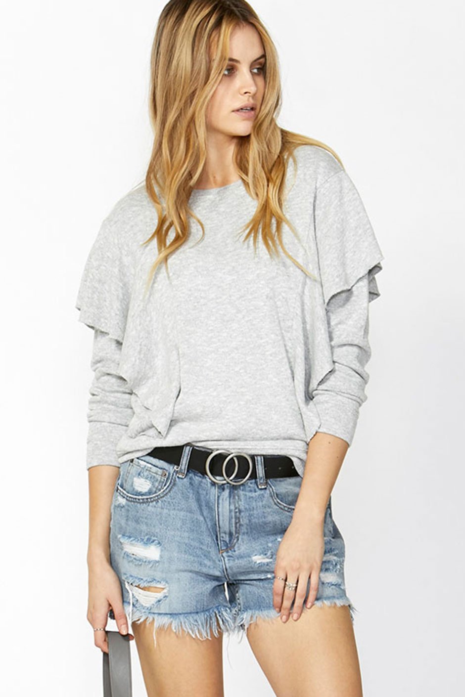 [TEST] Sasha Ruffle Sweat
