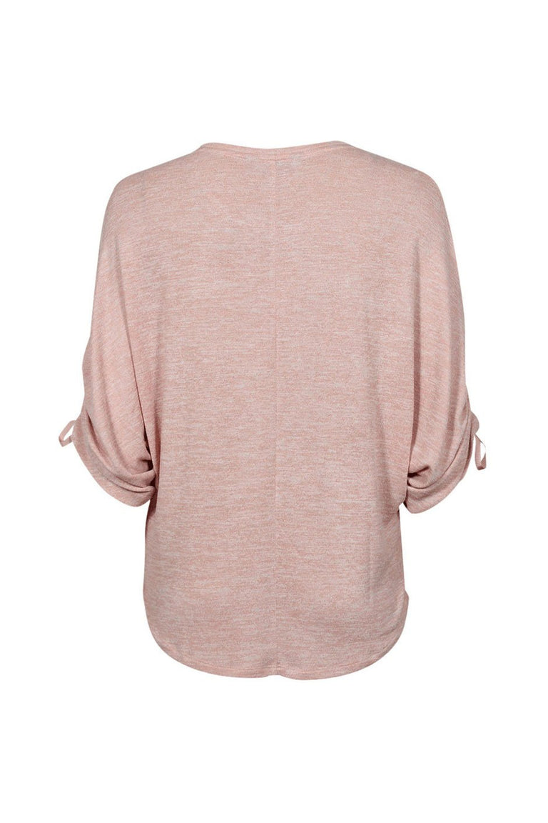[TEST] Annabel Ruched Sleeve Tee