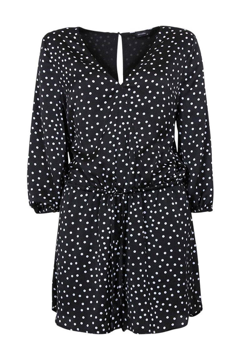 [TEST] Daphne Wrap Satin Playsuit
