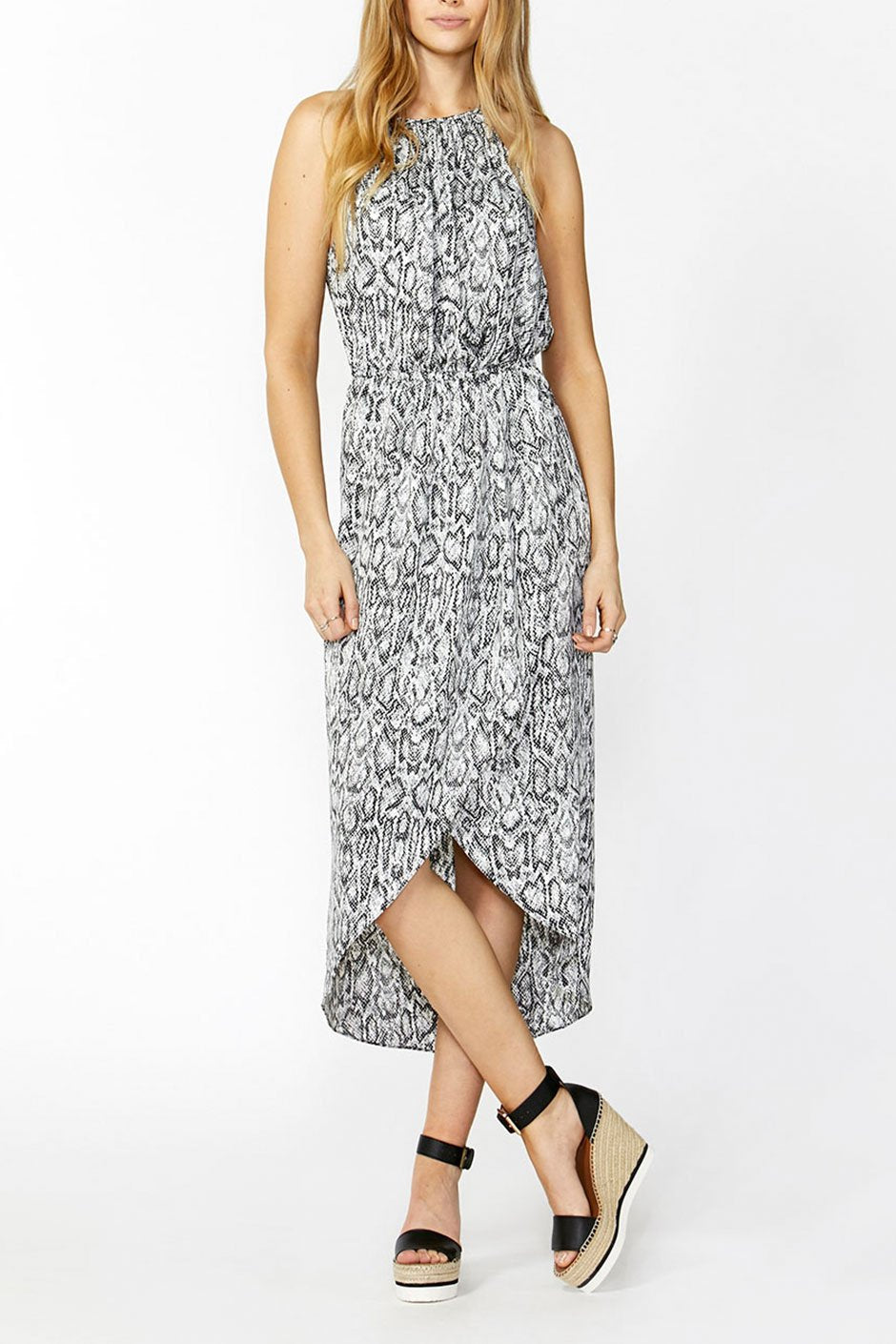 [TEST] Lexi Print Drape Dress